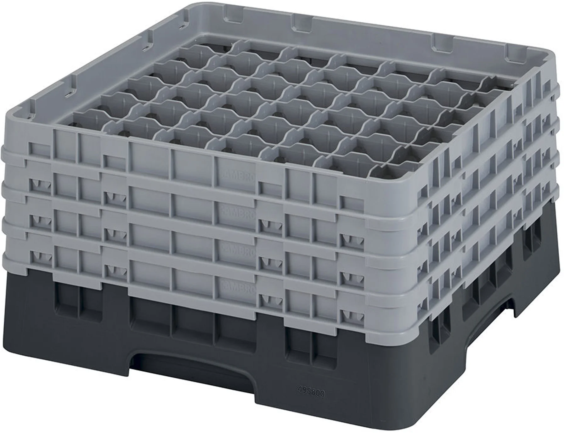 Kosz na szkło max. śr. szkl. 60 mm czarny - CAMBRO