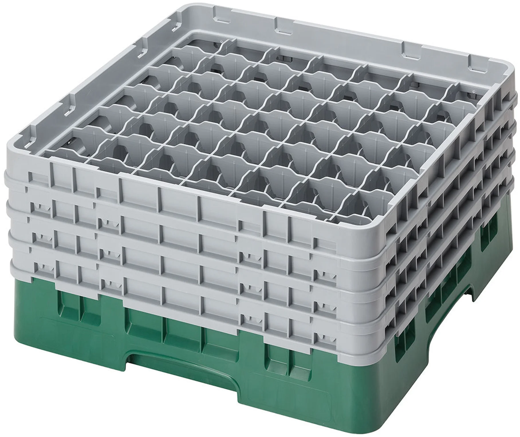 Kosz na szkło max. śr. szkl. 60 mm zielony - CAMBRO