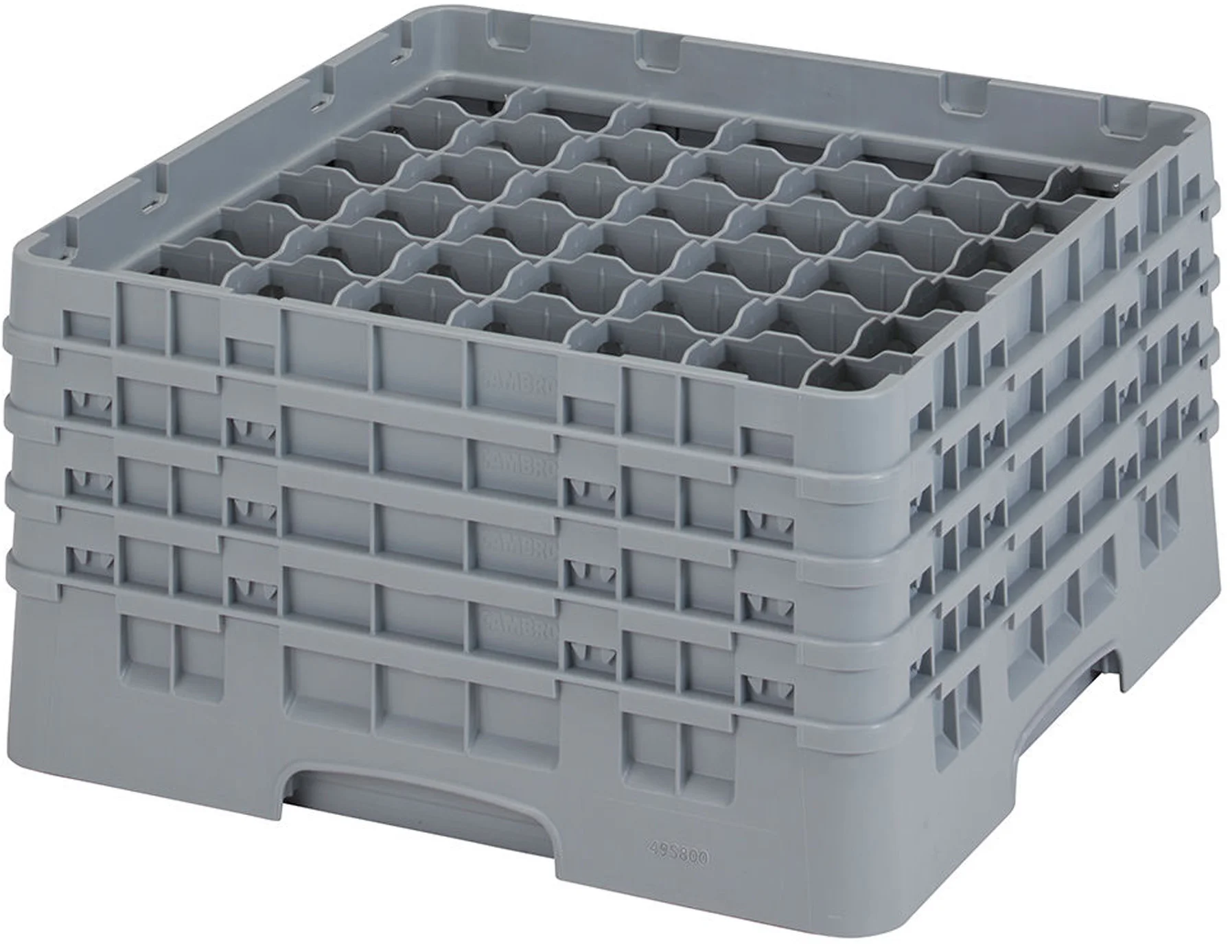 Kosz na szkło max. śr. szkl. 60 mm jasny szary - CAMBRO