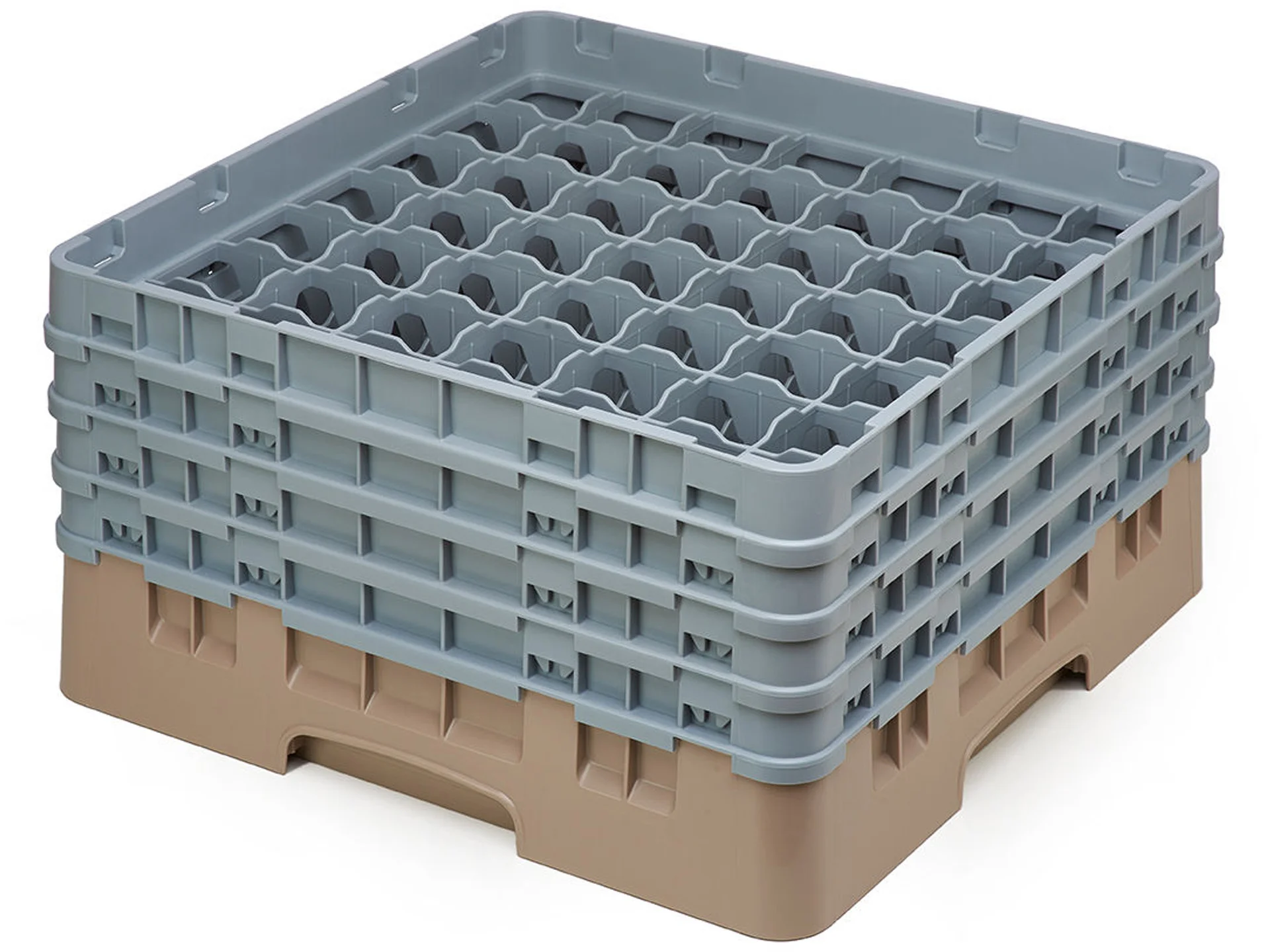 Kosz na szkło max. śr. szkl. 60 mm beżowy - CAMBRO