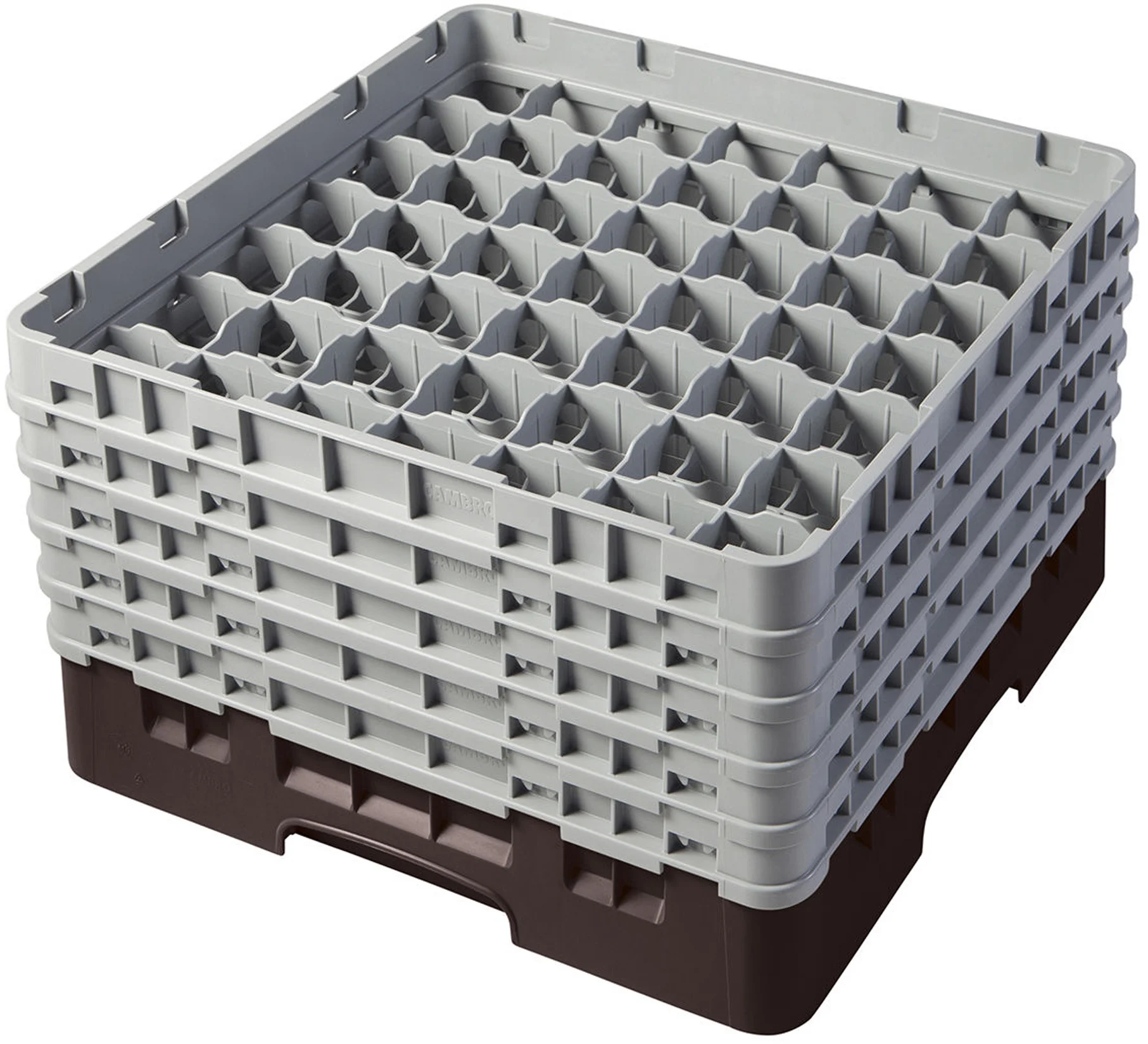 Kosz na szkło max. śr. szkl. 60 mm brązowy - CAMBRO