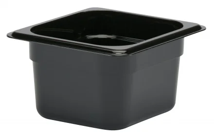 Pojemnik z polwięglanu GN 1/6 wys. 10 cm czarny - CAMBRO