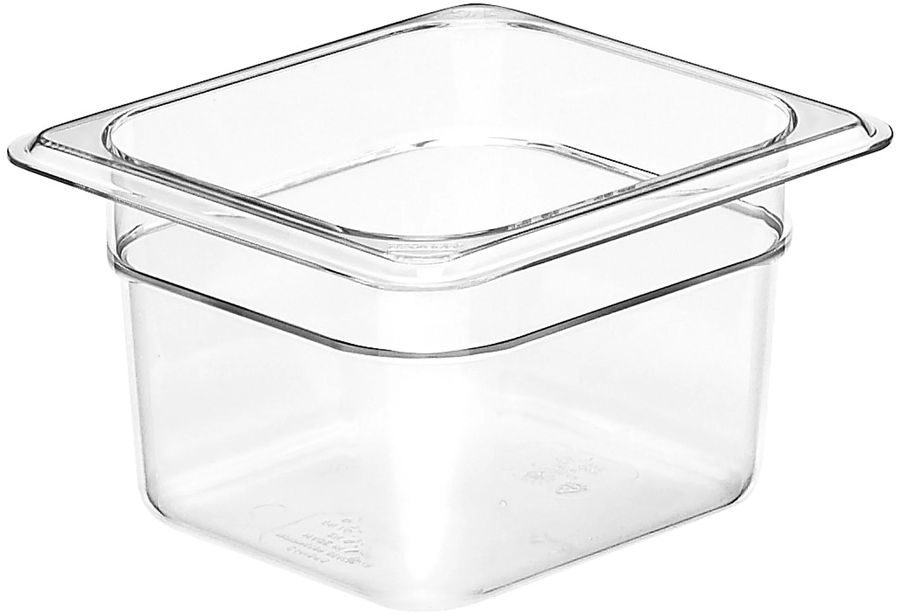 Pojemnik z poliwęglanu GN 1/6 wys. 10 cm przezroczysty - CAMBRO