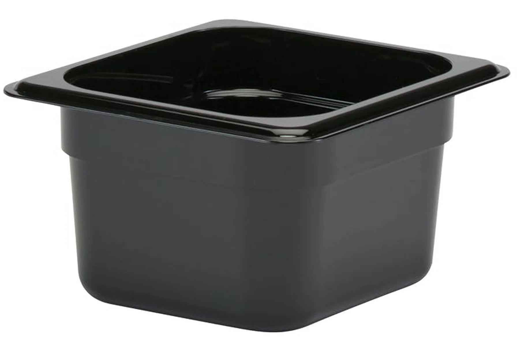 Pojemnik z poliwęglanu GN 1/6 wys. 15 cm czarny - CAMBRO