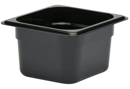Pojemnik z poliwęglanu GN 1/6 wys. 15 cm czarny - CAMBRO