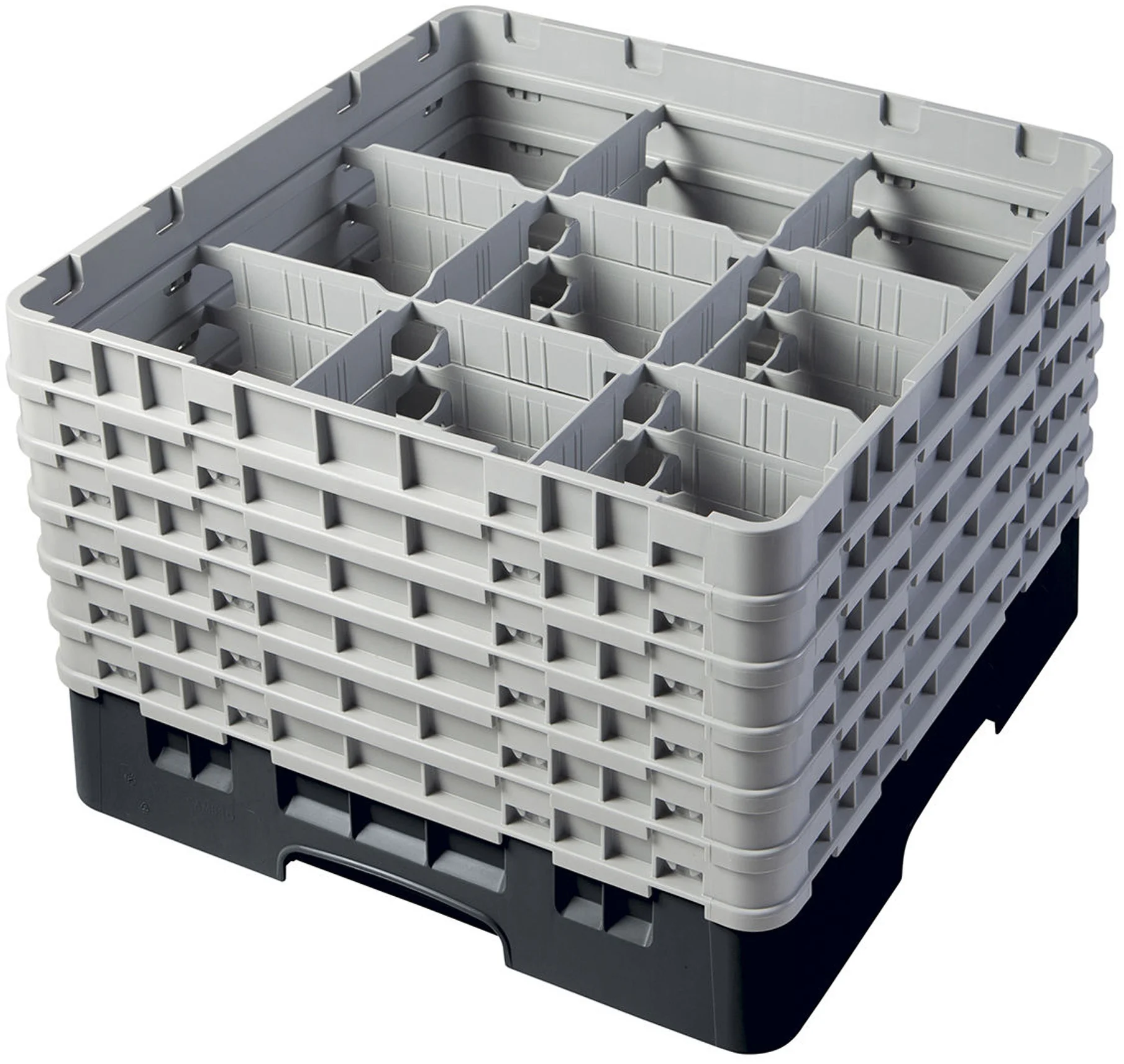 Kosz na szkło max. śr. szkl. 148 mm czarny - CAMBRO