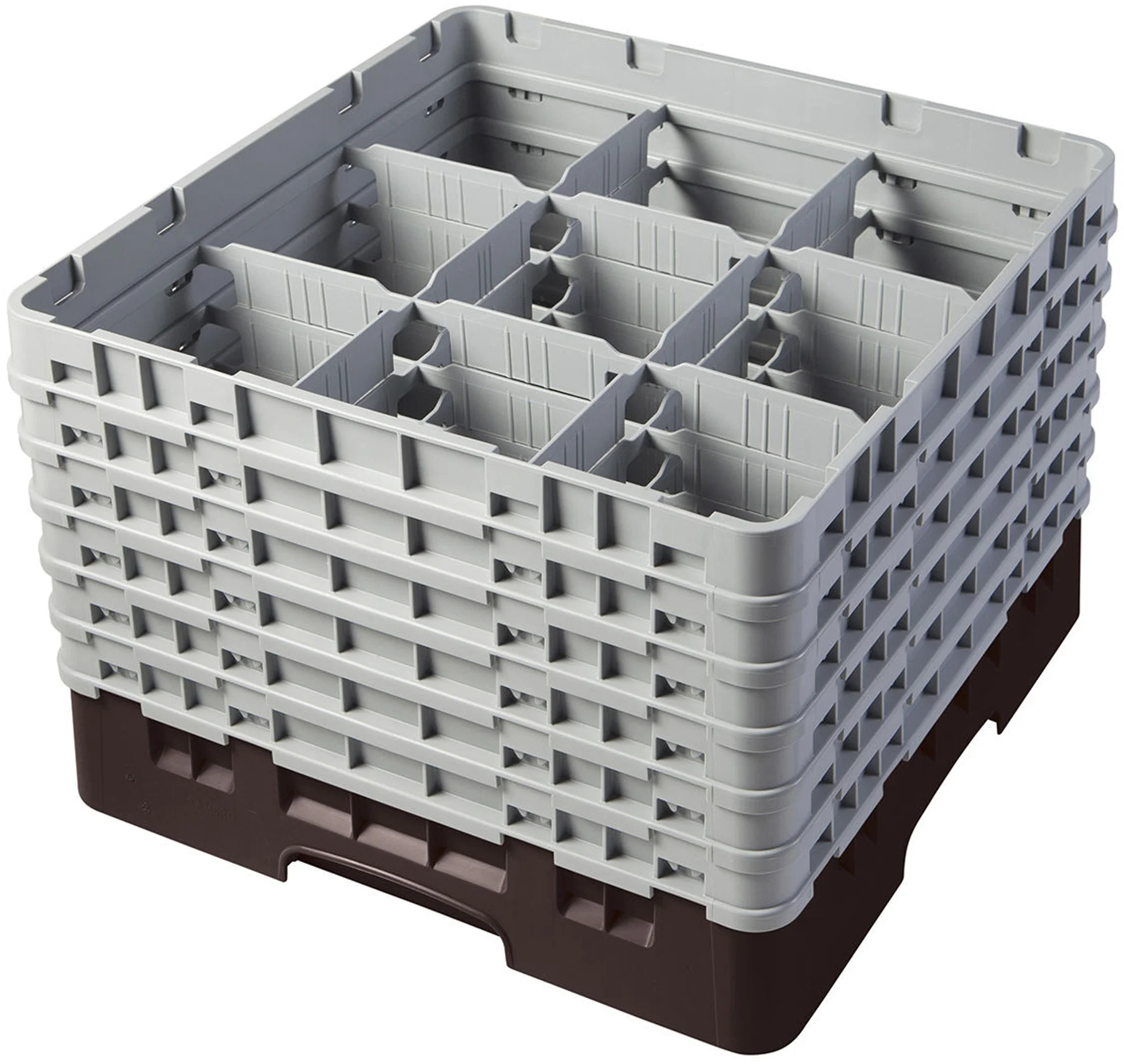 Kosz na szkło max. śr. szkl. 148 mm brązowy - CAMBRO