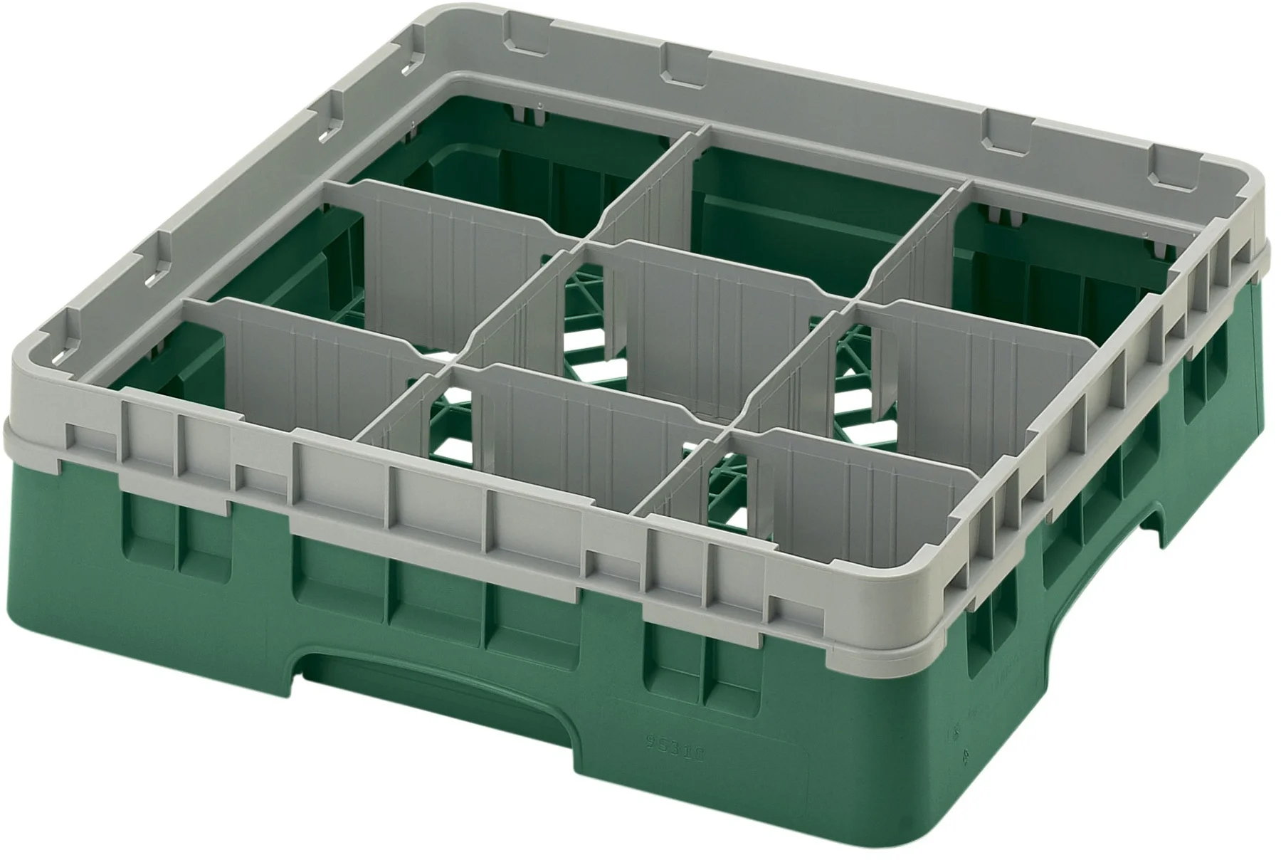 Kosz na szkło max. śr. szkl. 148 mm zielony - CAMBRO