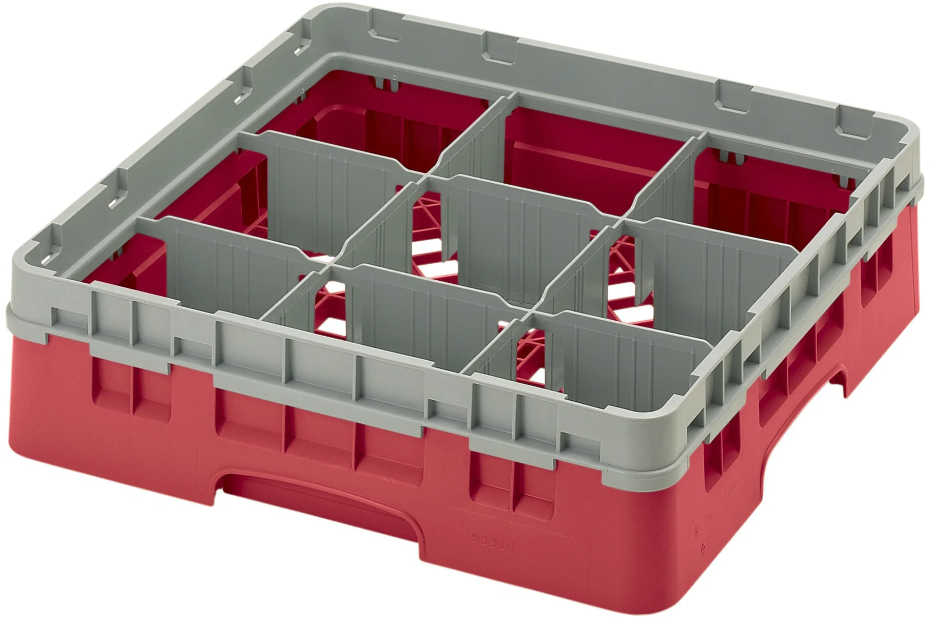 Kosz na szkło max. śr. szkl. 148 mm czerwony - CAMBRO