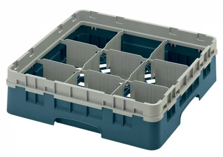 Kosz na szkło max. śr. szkl. 148 mm zielono-niebieski - CAMBRO
