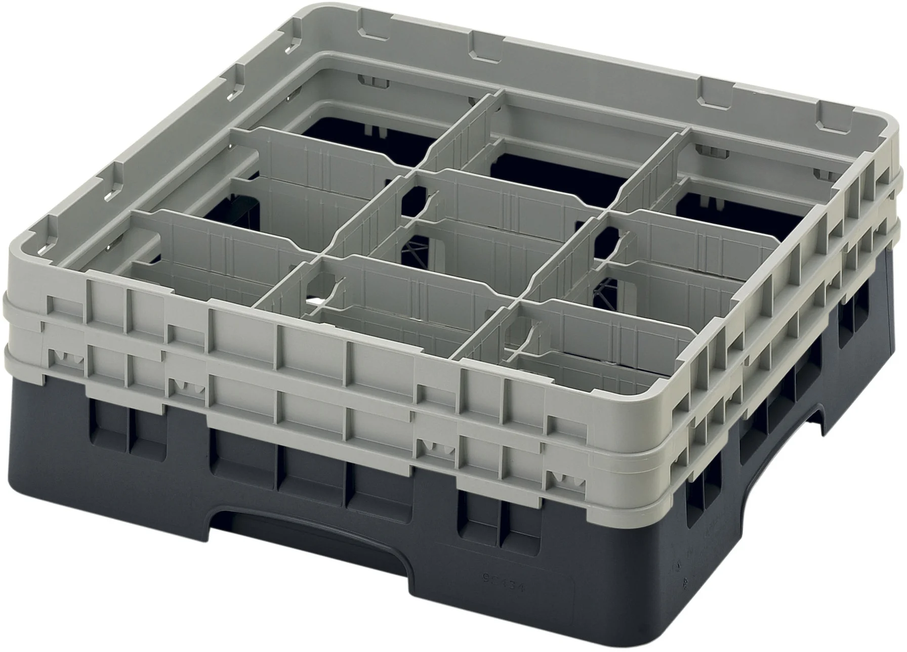 Kosz na szkło max. śr. szkl. 148 mm czarny - CAMBRO