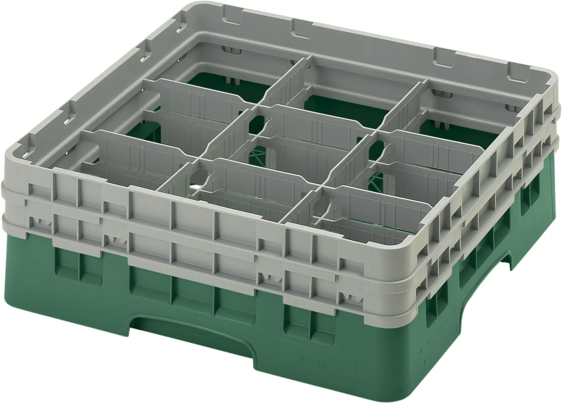 Kosz na szkło max. śr. szkl. 148 mm zielony - CAMBRO