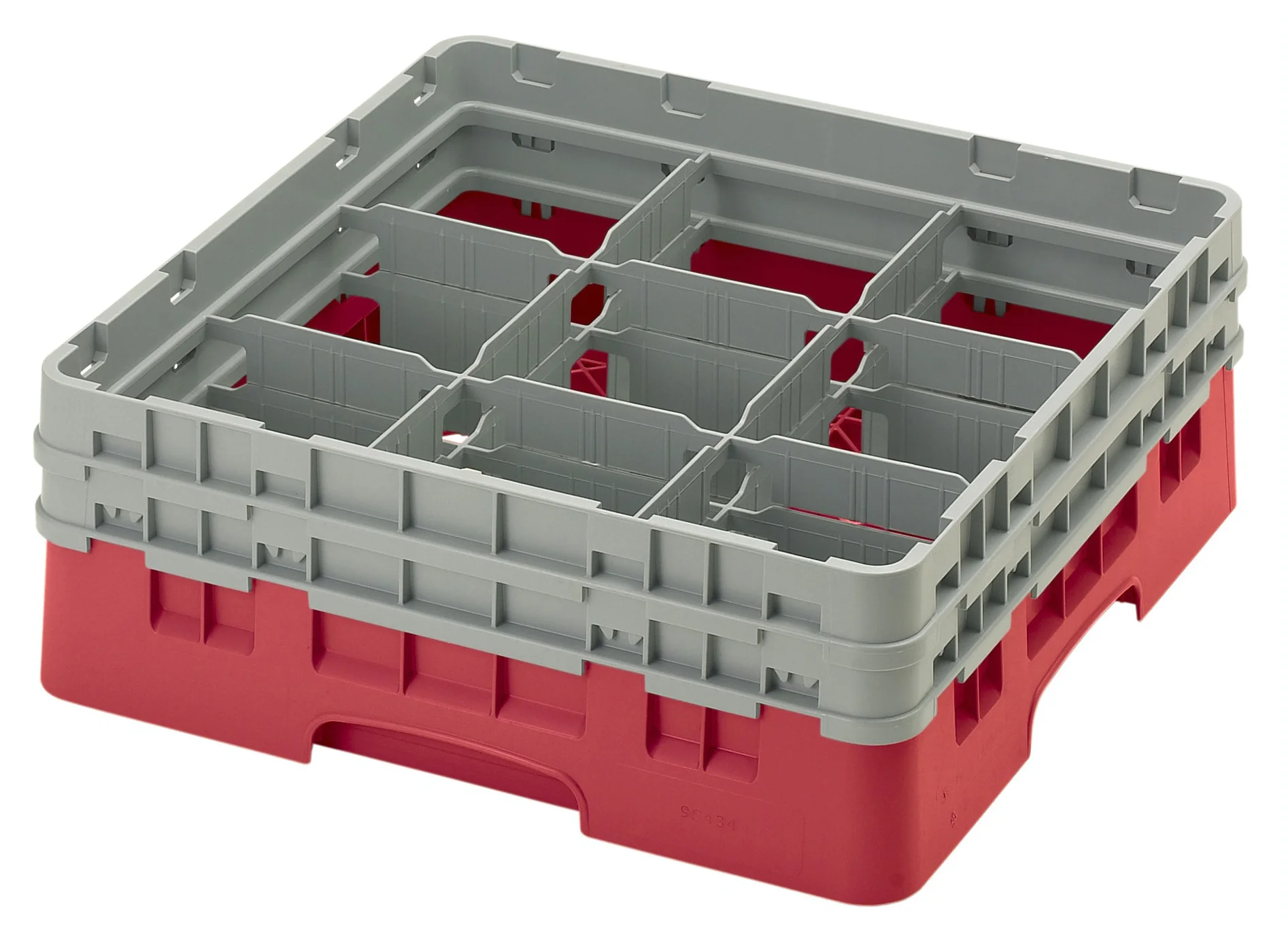 Kosz na szkło max. śr. szkl. 148 mm czerwony - CAMBRO