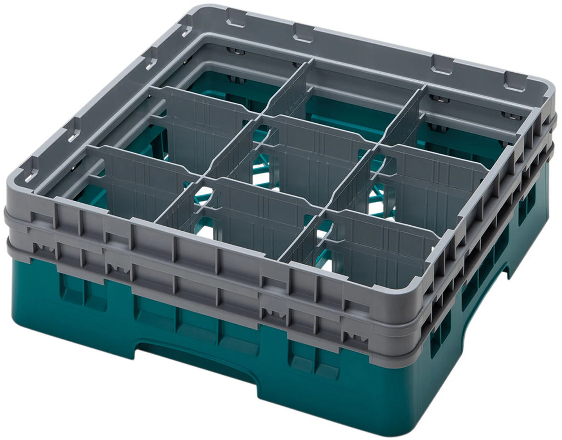 Kosz na szkło max. śr. szkl. 148 mm zielono-niebieski - CAMBRO