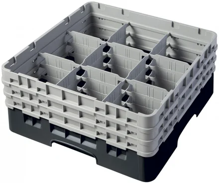 Kosz na szkło max. śr. szkl. 148 mm czarny - CAMBRO