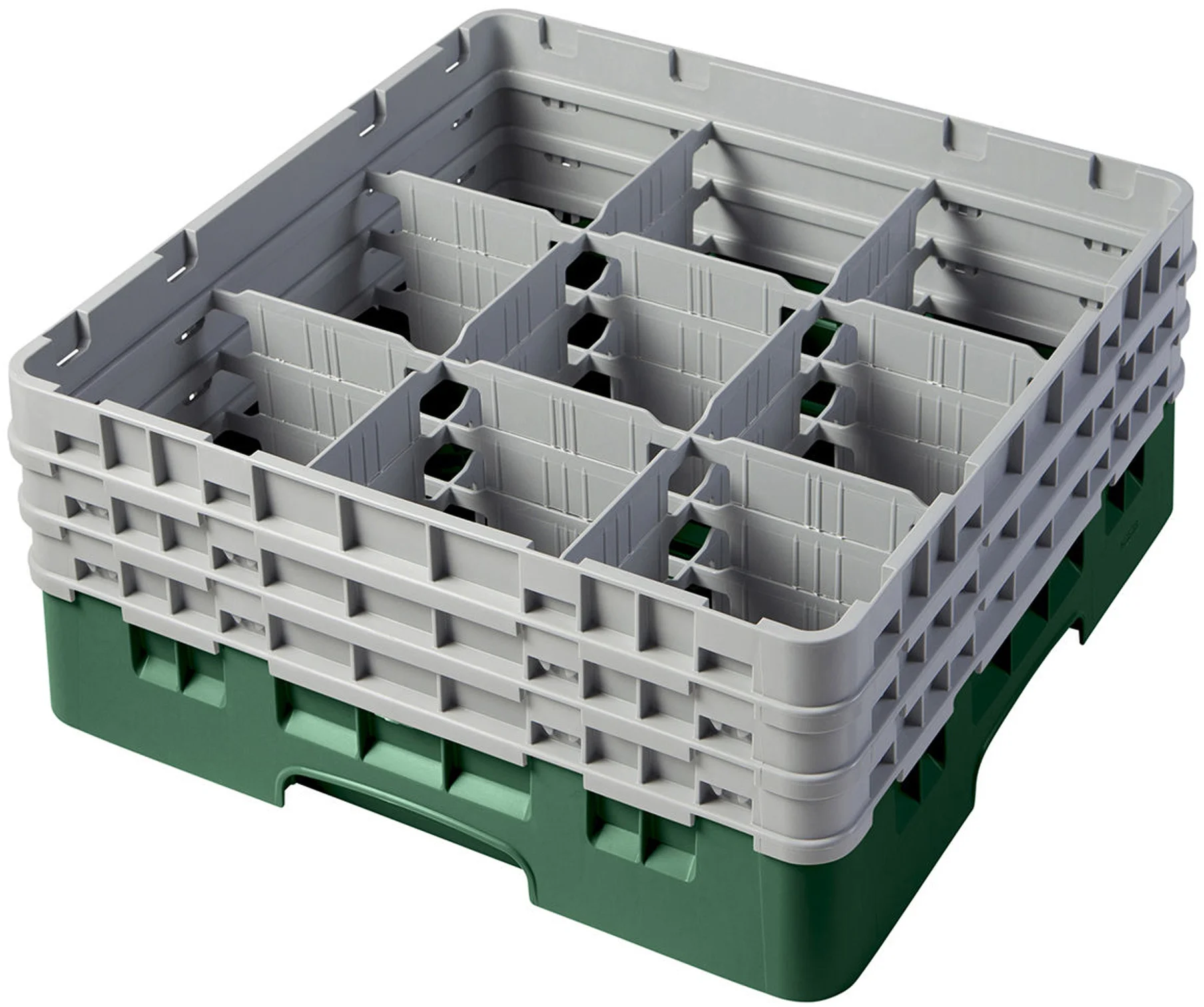 Kosz na szkło max. śr. szkl. 148 mm zielony - CAMBRO