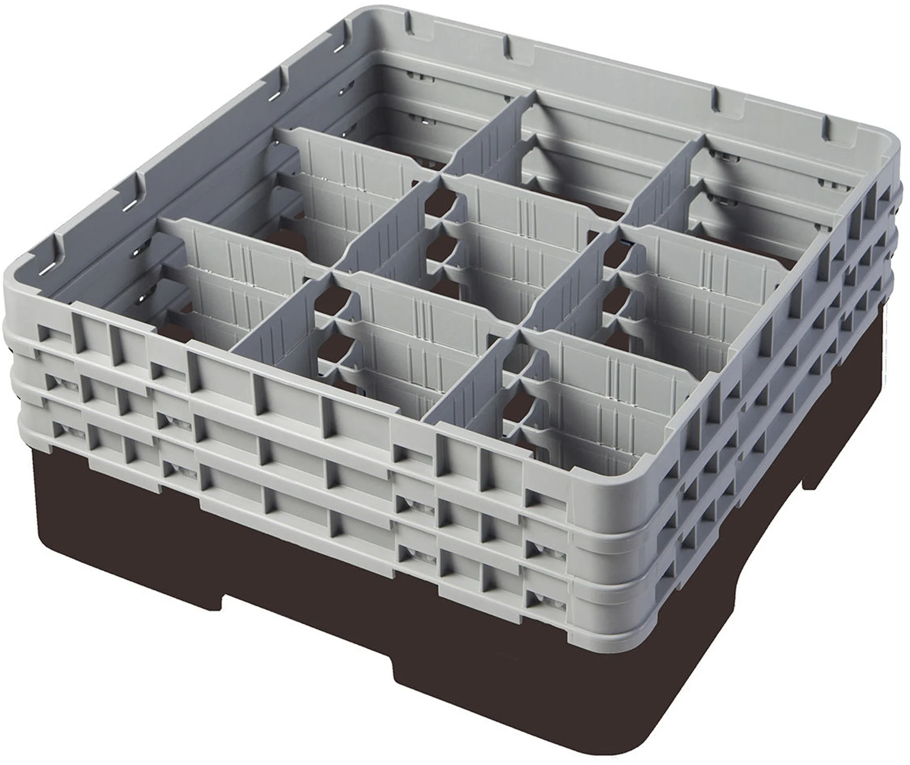 Kosz na szkło max. śr. szkl. 148 mm brązowy - CAMBRO