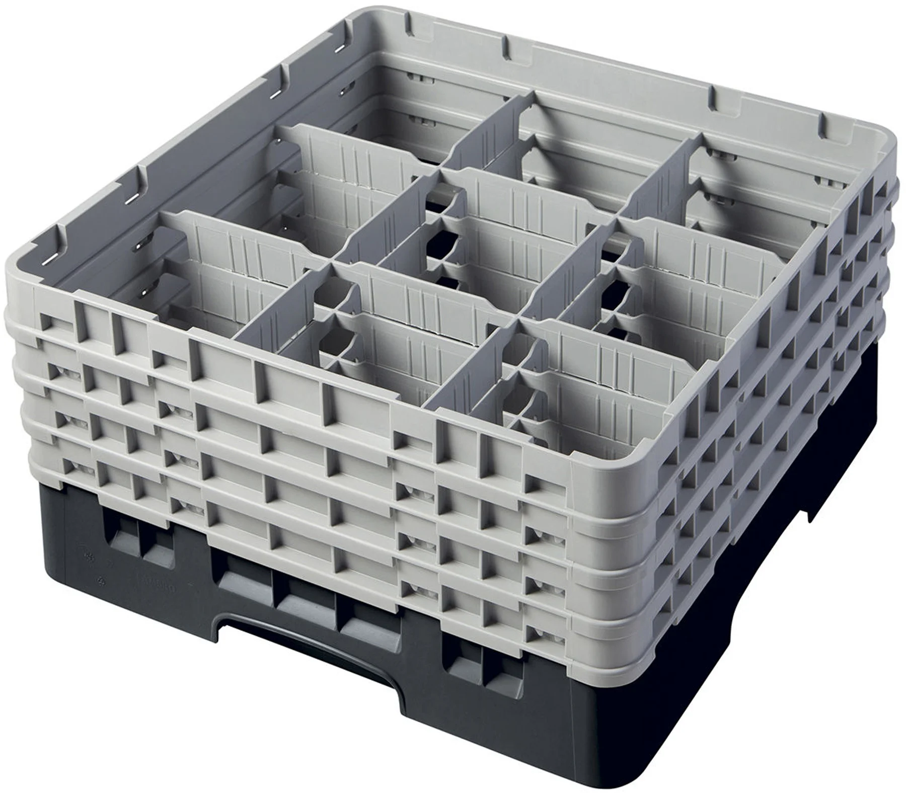 Kosz na szkło max. śr. szkl. 148 mm czarny - CAMBRO