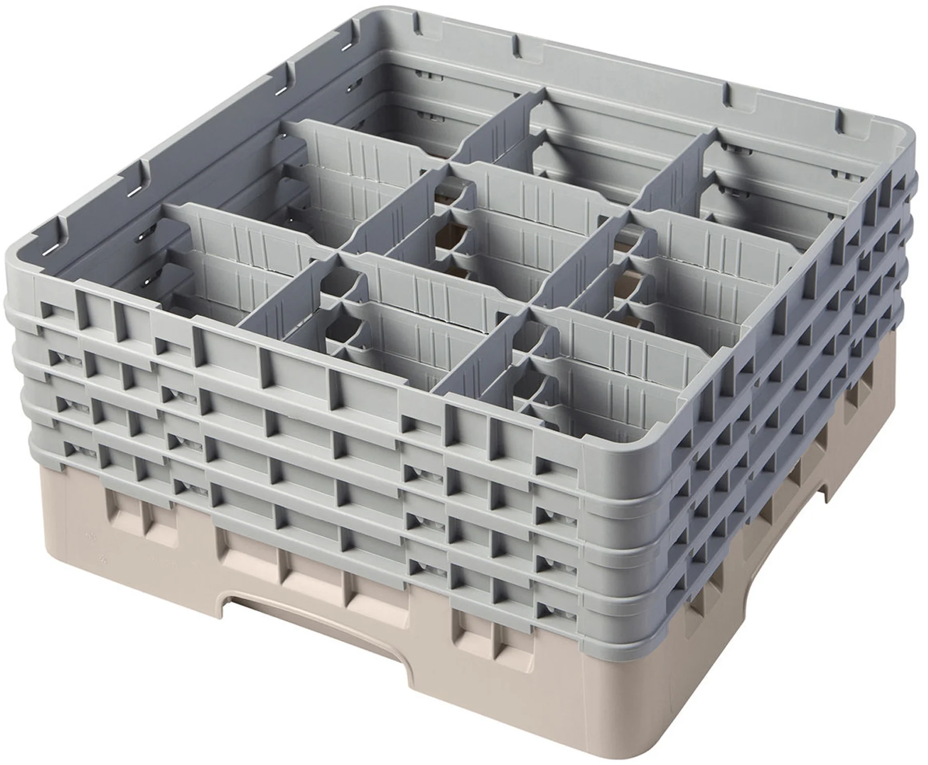 Kosz na szkło max. śr. szkl. 148 mm beżowy - CAMBRO