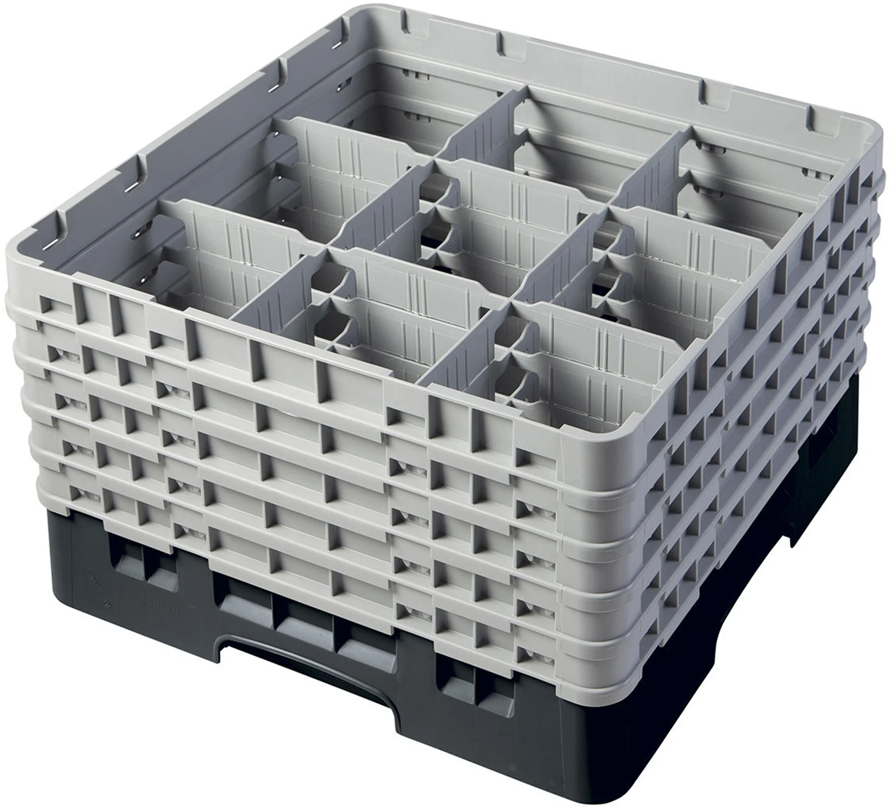 Kosz na szkło max. śr. szkl. 148 mm czarny - CAMBRO