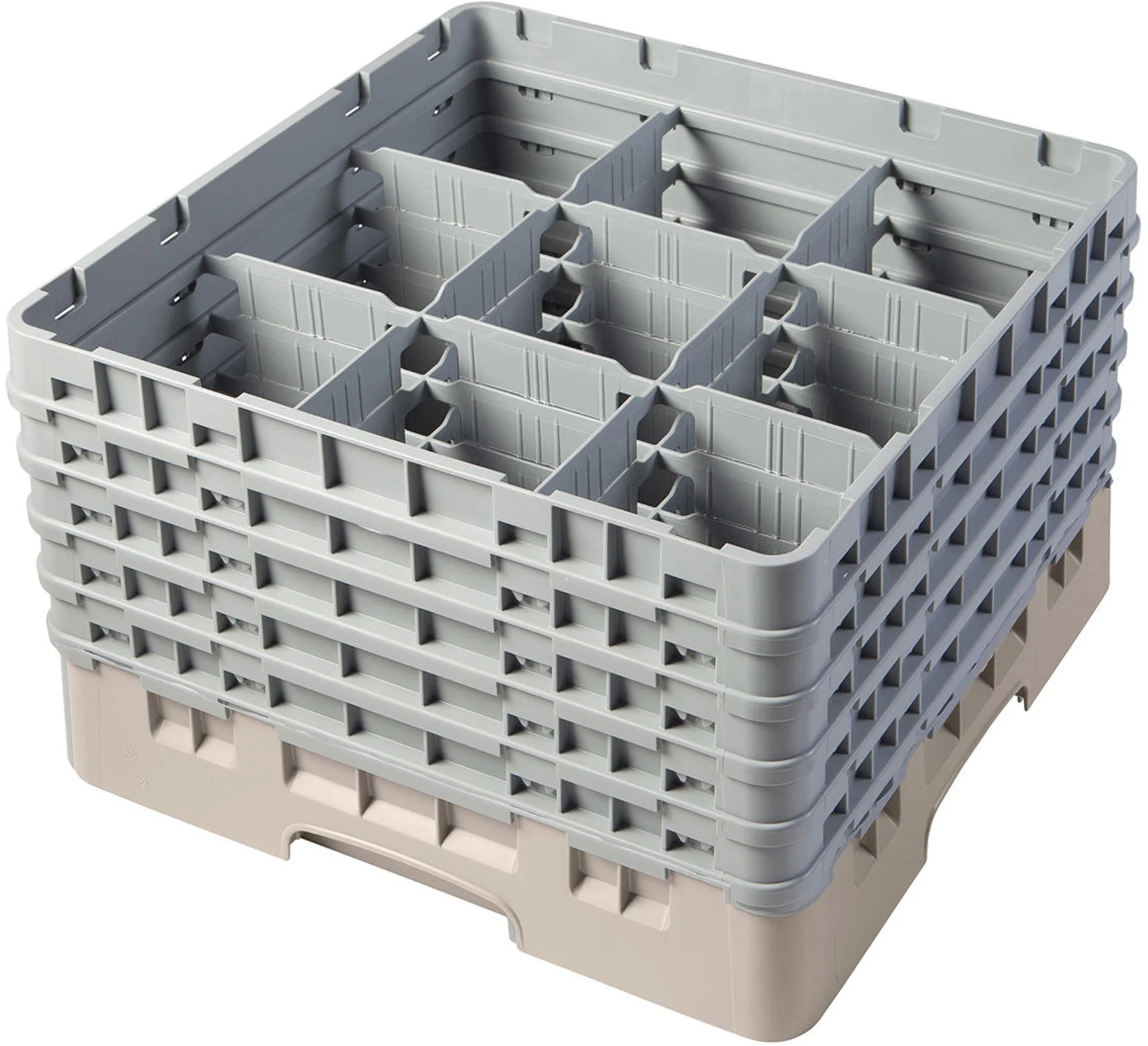 Kosz na szkło max. śr. szkl. 148 mm beżowy - CAMBRO