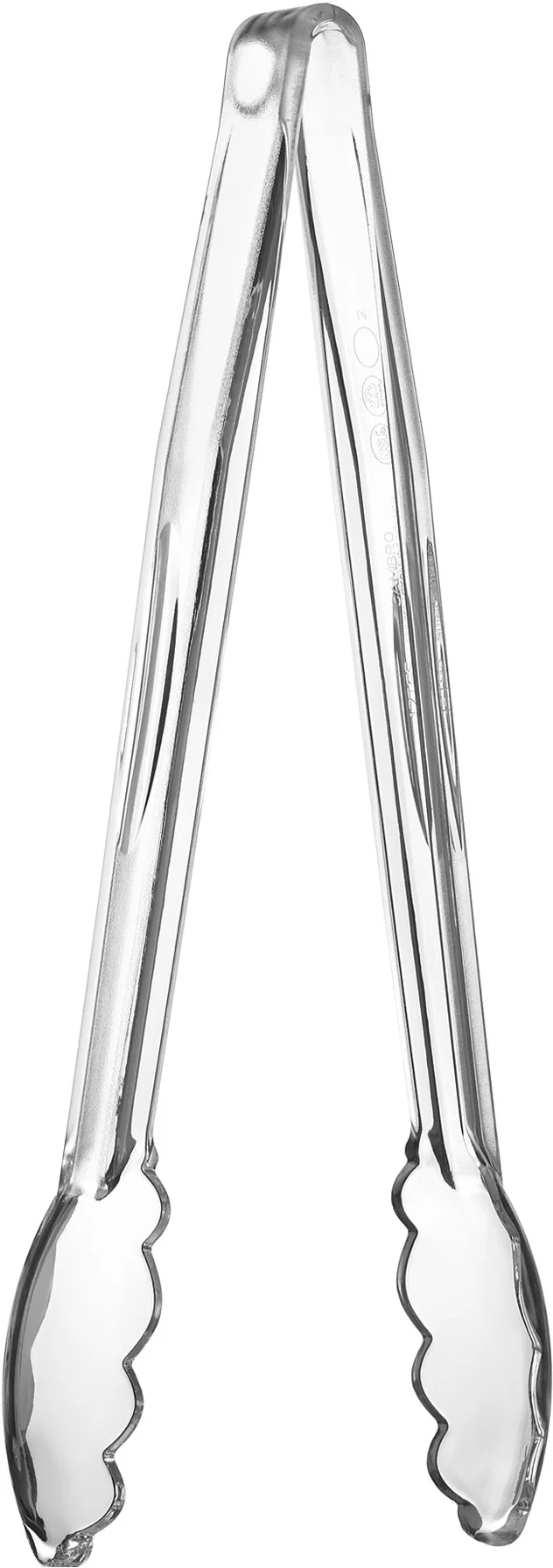 Szczypce Lugano łyżkowate 23 cm przezroczysty - CAMBRO