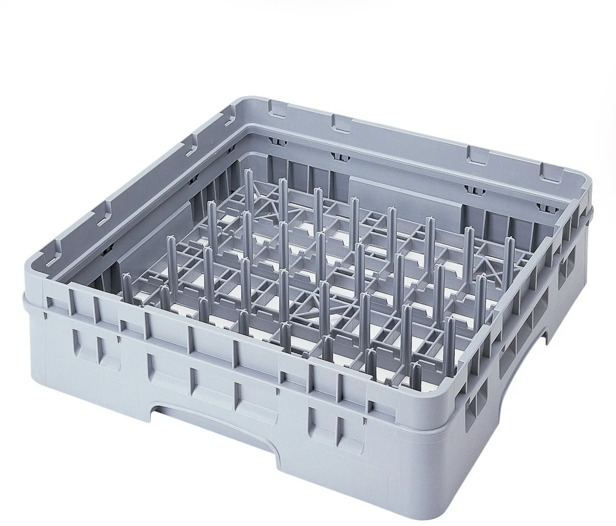Kosz z bolcami 5 x 9 cm z nadstawką jasny szary - CAMBRO