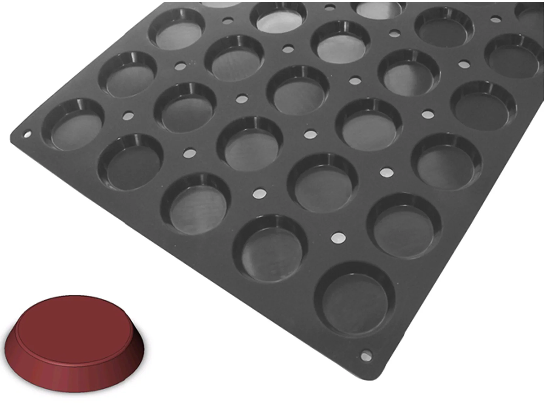 Silikonowa mata do ciastek - florentynki MOUL'FLEX PRO - DE BUYER