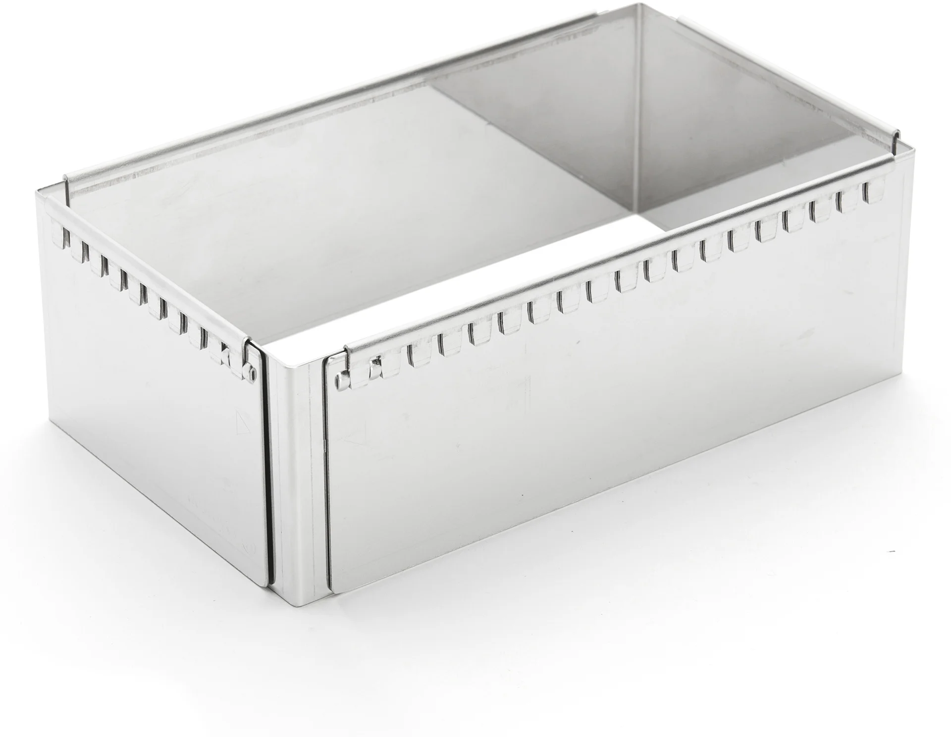 Rant cukierniczy prostokątny regulowany 21,5 x 11,5 cm - DE BUYER