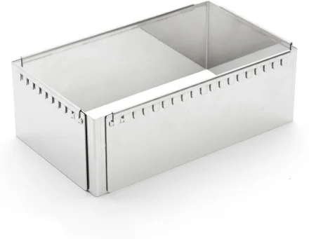 Rant cukierniczy prostokątny regulowany 21,5 x 11,5 cm - DE BUYER