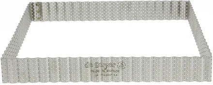 Rant cukierniczy kwadratowy perforowany 23 x 23 cm - DE BUYER