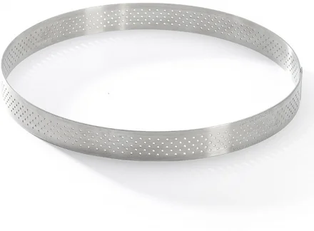 Rant cukierniczy okrągły perforowany śr. 18,5 cm - DE BUYER