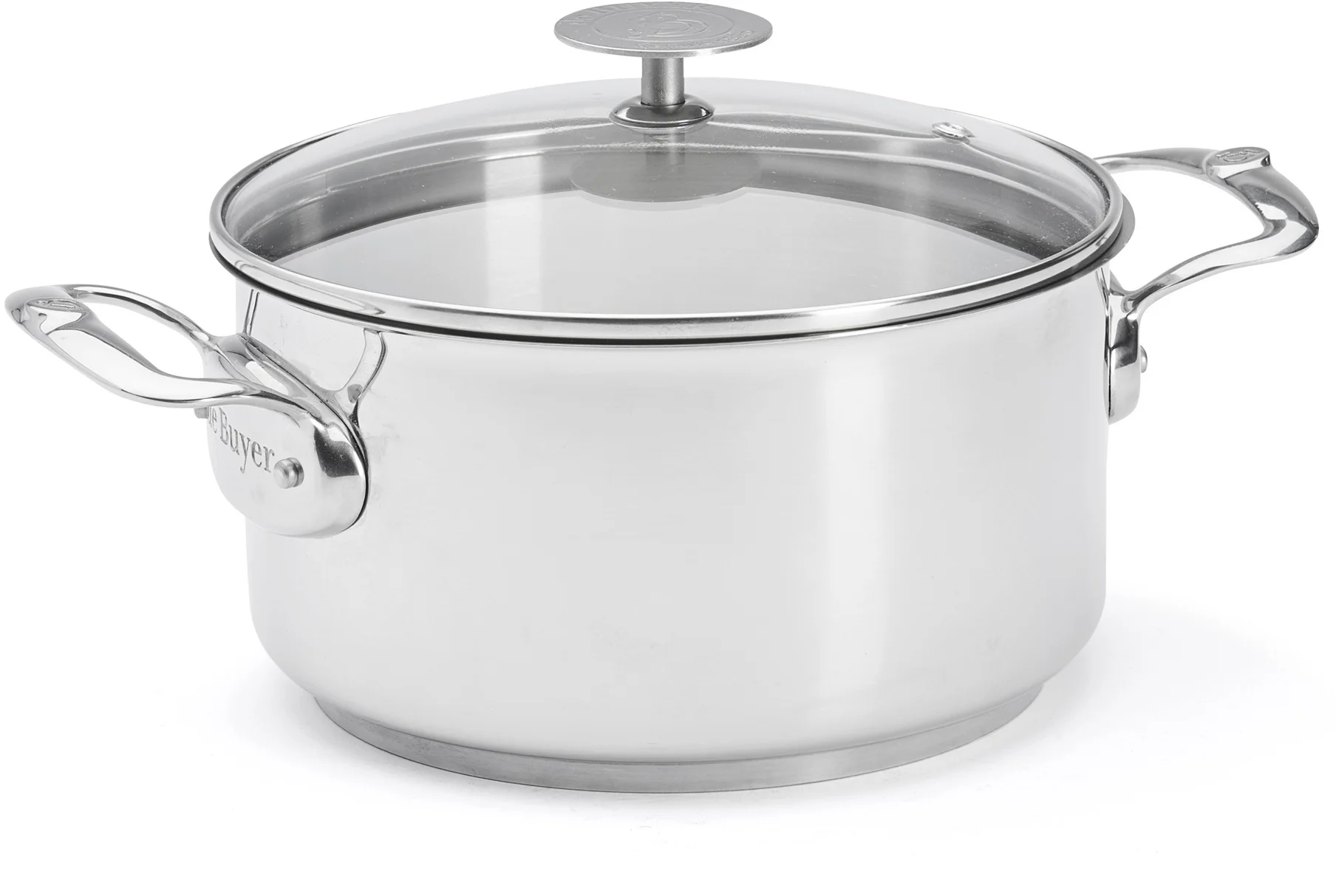 Garnek ze szklaną pokrywą śr. 20 cm MILADY - DE BUYER
