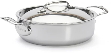 Garnek niski z pokrywą śr. 24 cm AFFINITY - DE BUYER