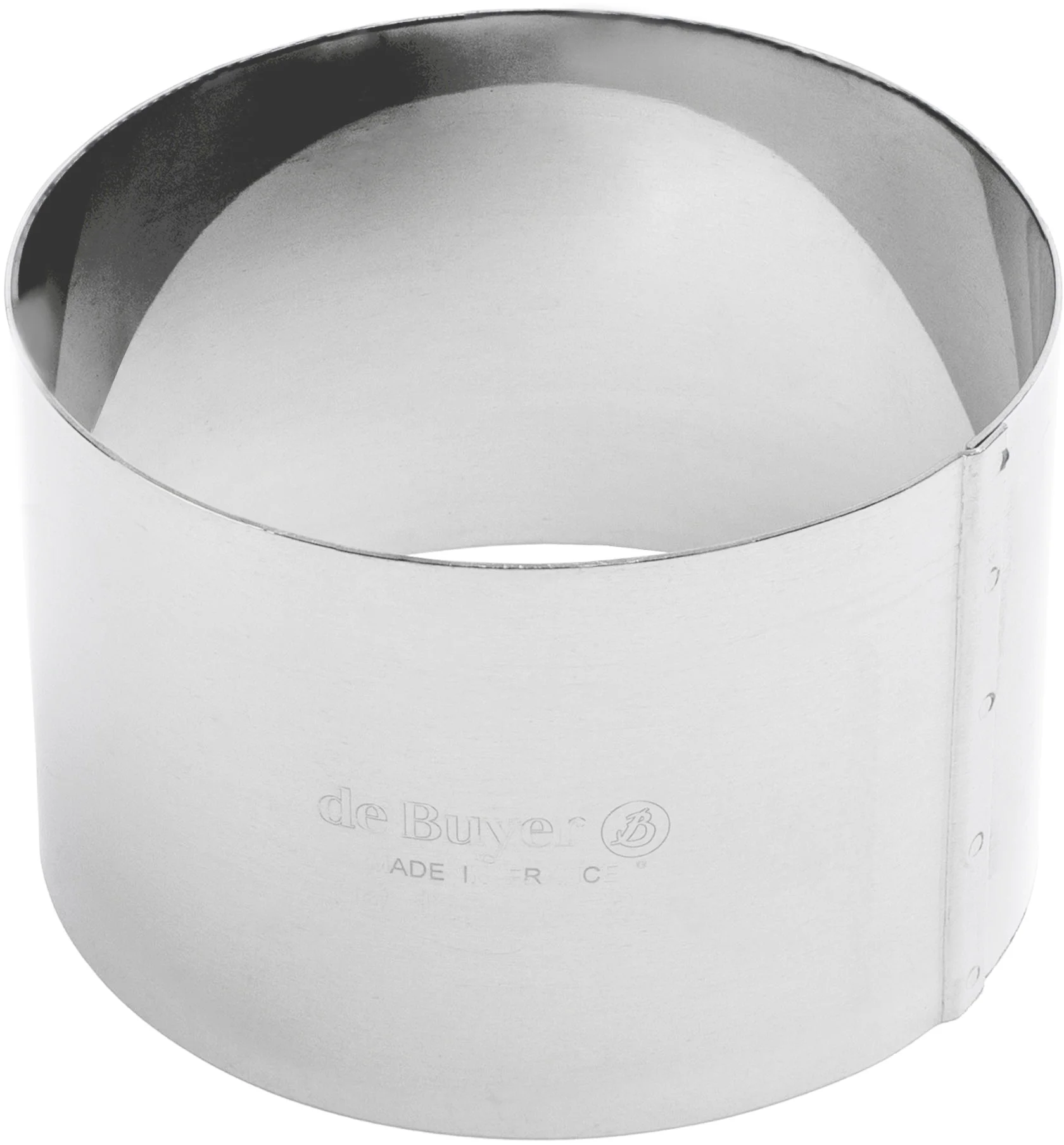 Rant cukierniczy okrągły wysoki śr. 20 cm - DE BUYER