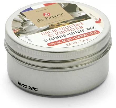 Wosk do sezonowania patelni stalowych 100 ml - DE BUYER