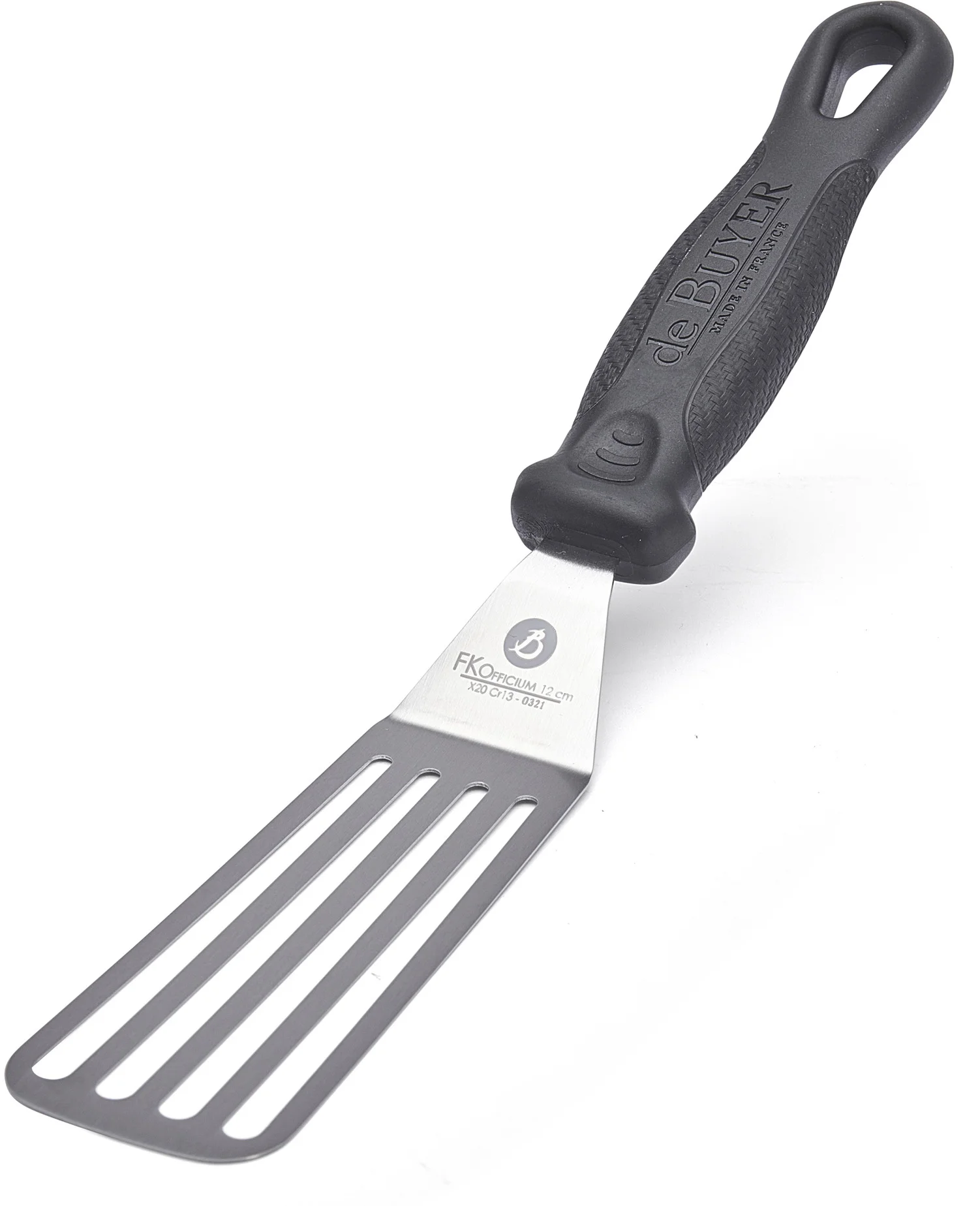 Łopatka prosta perforowana dł. 16 cm FKO - DE BUYER