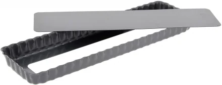 Forma cukiernicza prostokątna do tarty 36 x 10 cm - DE BUYER