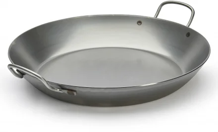 Patelnia okrągła z dwoma uchwytami CARBONE PLUS - DE BUYER