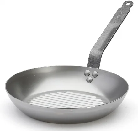 Patelnia okrągła grillowa śr. 26 cm CARBONE PLUS - DE BUYER
