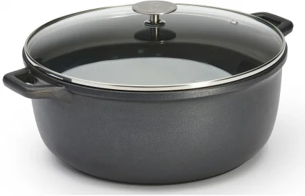Garnek niski ze szklaną pokrywą śr. 28 cm CHOC EXTREME - DE BUYER