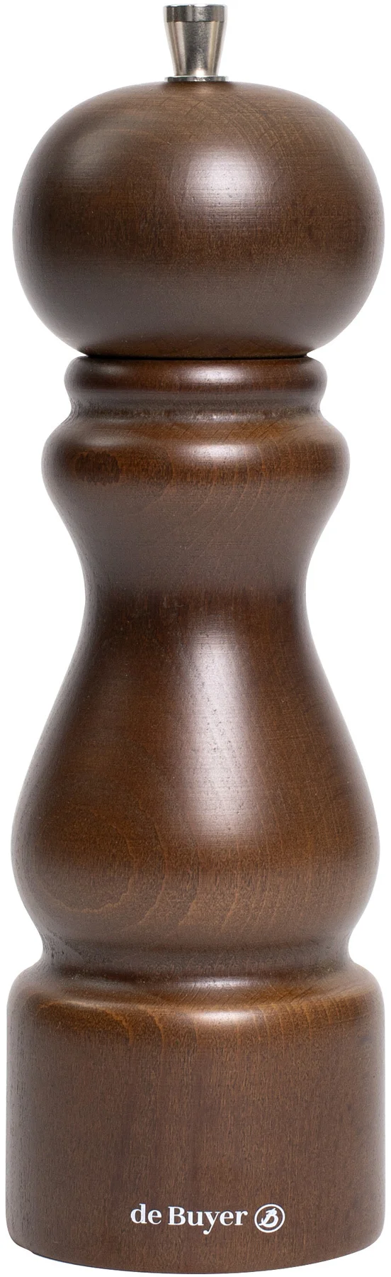 Młynek do pieprzu 20 cm ciemny brąz RUMBA - DE BUYER