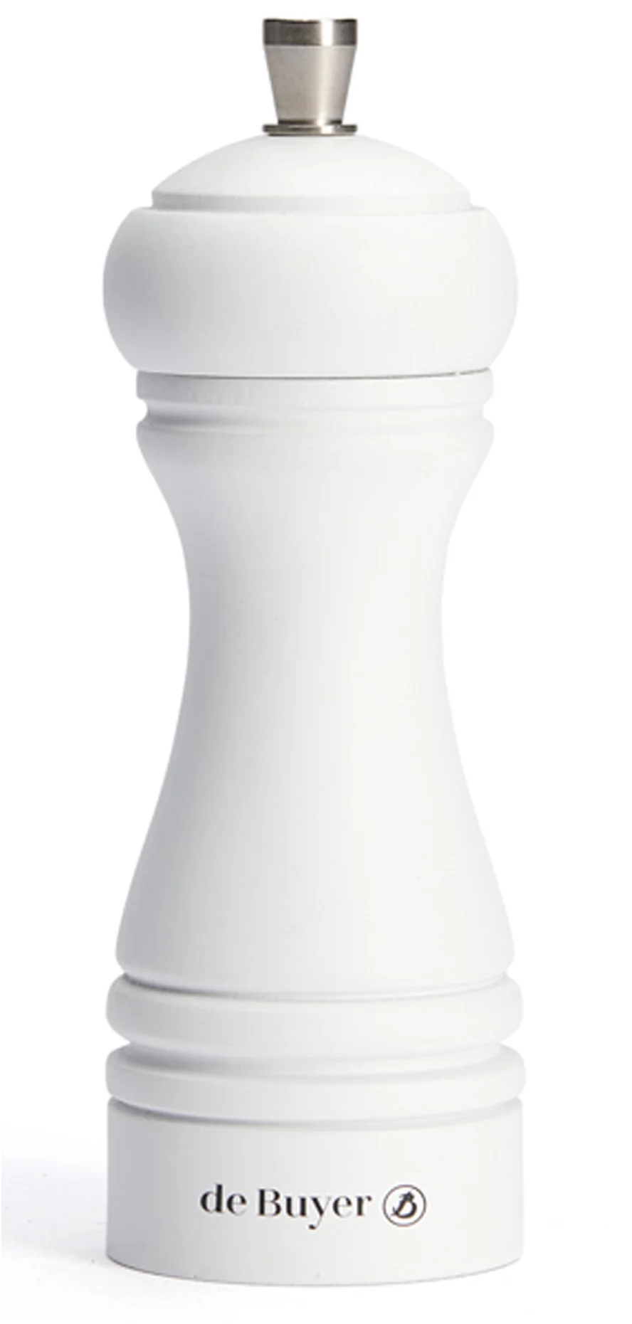 Młynek do pieprzu 14 cm biały matowy JAVA - DE BUYER