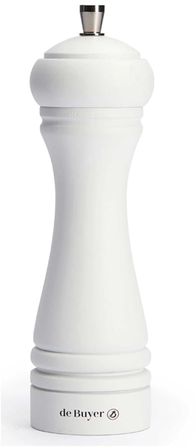 Młynek do pieprzu 18 cm biały matowy