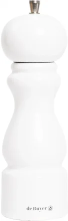 Młynek do soli 20 cm biały lakierowany RUMBA - DE BUYER