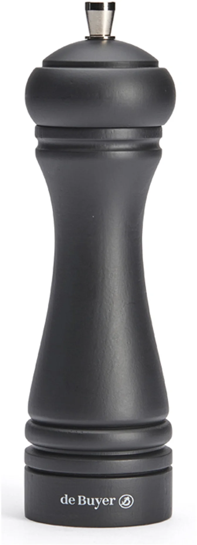 Młynek do soli 18 cm czarny matowy JAVA - DE BUYER