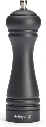 Młynek do soli 18 cm czarny matowy JAVA - DE BUYER