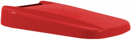 Pokrywa pełna do kosza na śmieci DE-23450 czerwona