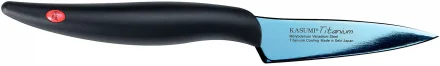 Nóż japoński do warzyw kuty dł. 8 cm niebieski TITANIUM - KASUMI