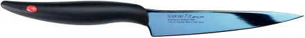Nóż japoński uniwersalny kuty dł. 12 cm niebieski TITANIUM - KASUMI